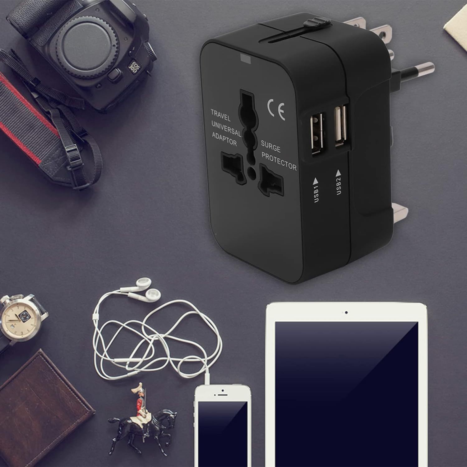 Worldwide All In One Universal Travel Adapter Wall Charger - Image 10