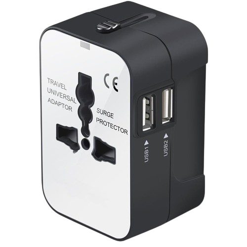 Worldwide All In One Universal Travel Adapter Wall Charger - Image 8