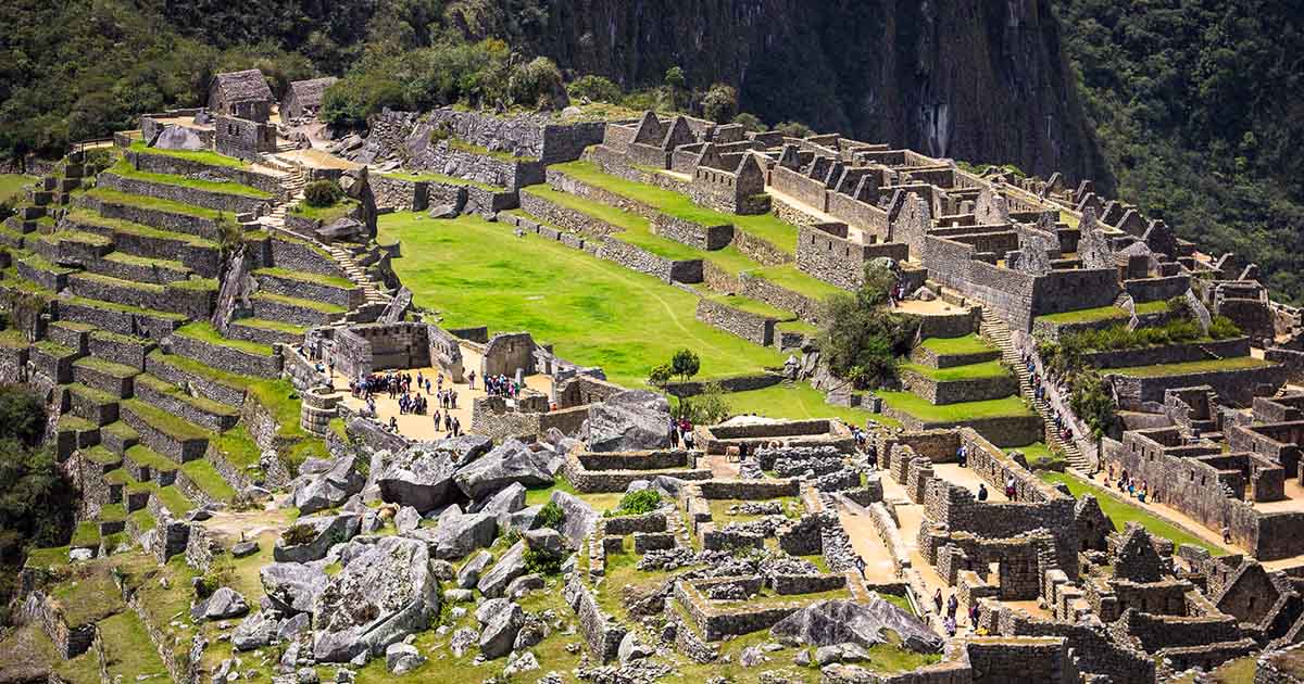 Inca ruins Machu Picchu