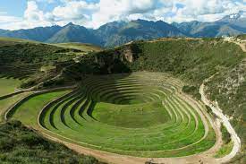 Peruvian heritage ruins Moray