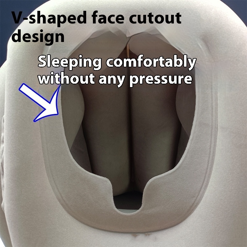 Portable Travel Inflatable Neck Pillow – Long Distance Ride Sleeping Pillow - Image 10