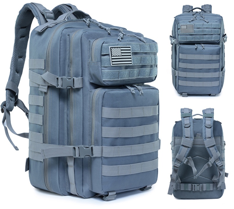 Tactical Outdoor Mountaineering Backpack – 50L Waterproof Army-Style Travel & Laptop Bag with MOLLE System - Image 4