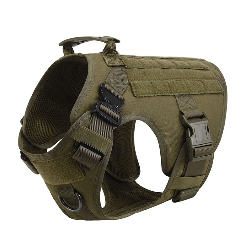 Outdoor Tactical Dog Vest – Heavy Duty Harness for Large Dogs - Image 10