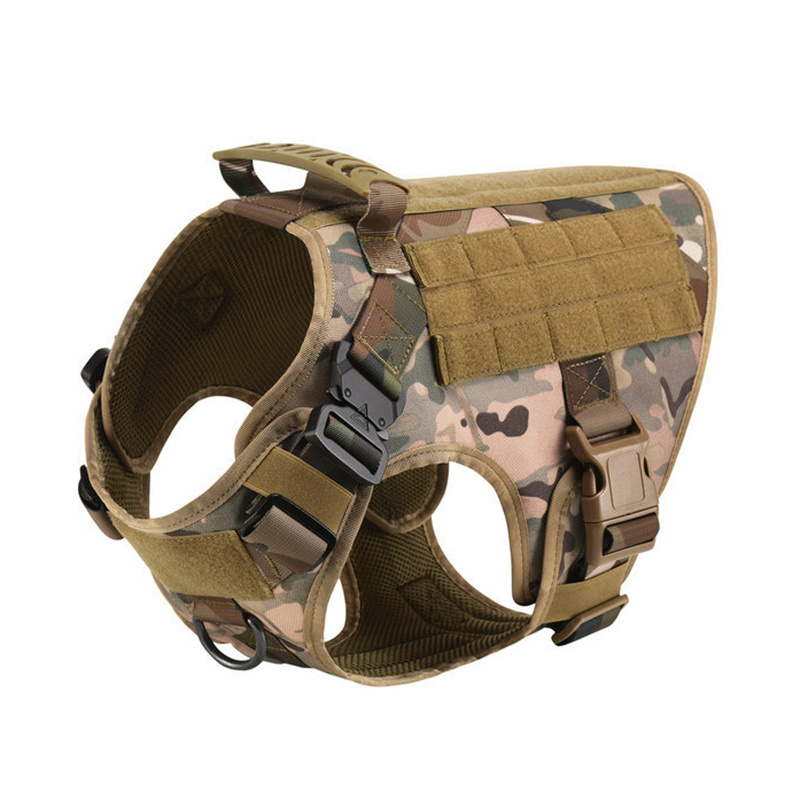 Outdoor Tactical Dog Vest – Heavy Duty Harness for Large Dogs - Image 4