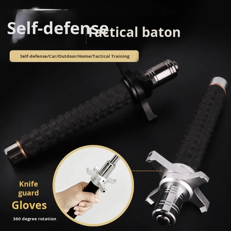 26 Inch Multifunctional Hiking Pole Extendable Portable Impact Resistant Trekking Pole - Image 10