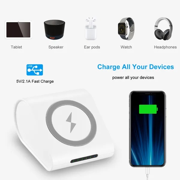 Qi Wireless Charger Power Bank 10400mAh – Fast, Cable-Free Charging Anywhere - Image 4