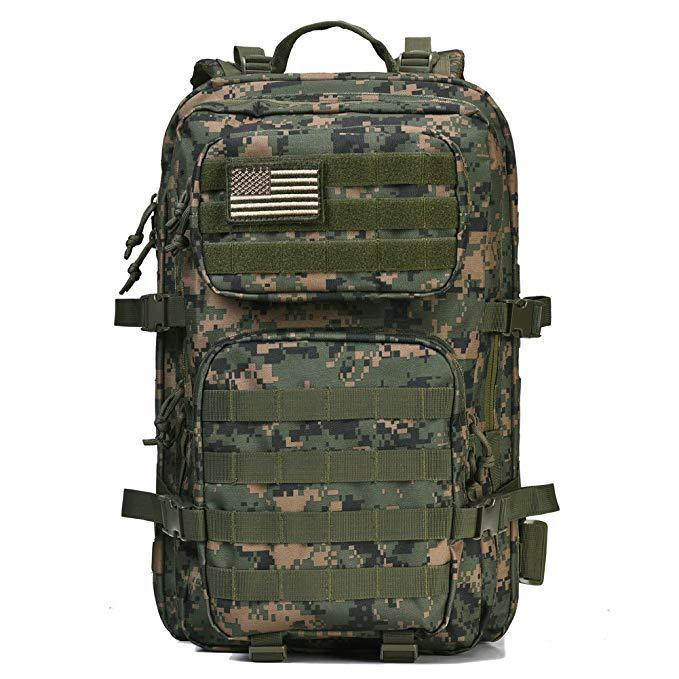 Tactical Outdoor Mountaineering Backpack – 50L Waterproof Army-Style Travel & Laptop Bag with MOLLE System - Image 5