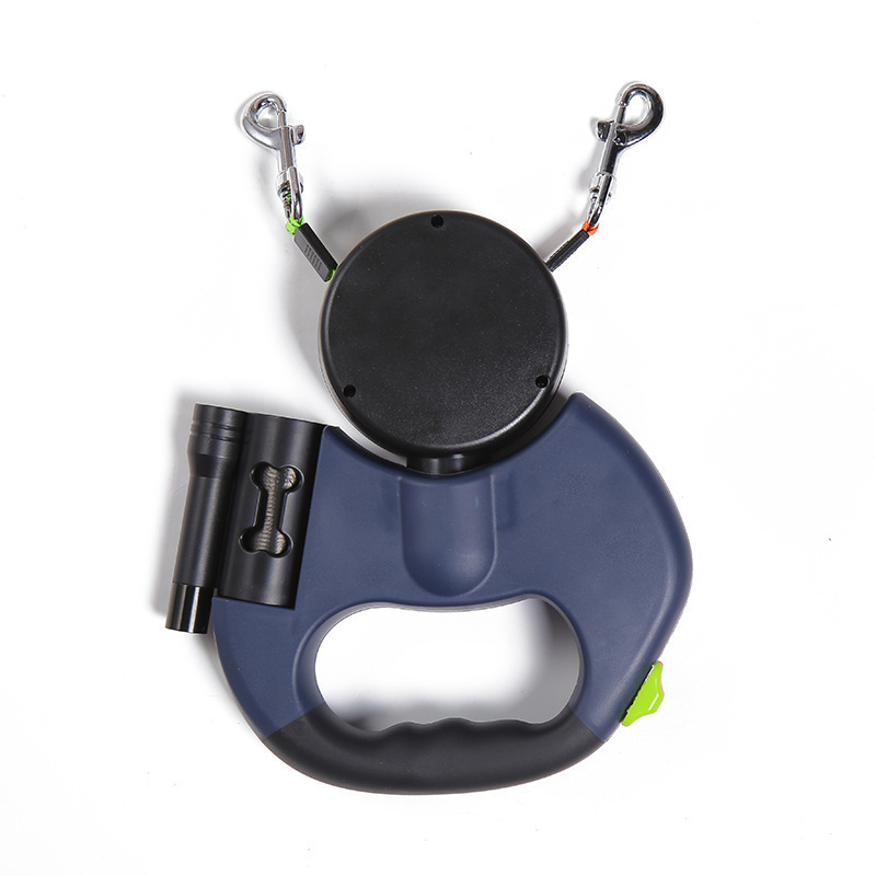 Retractable Dual Dog Leash With LED Light & 360° Swivel - Image 7