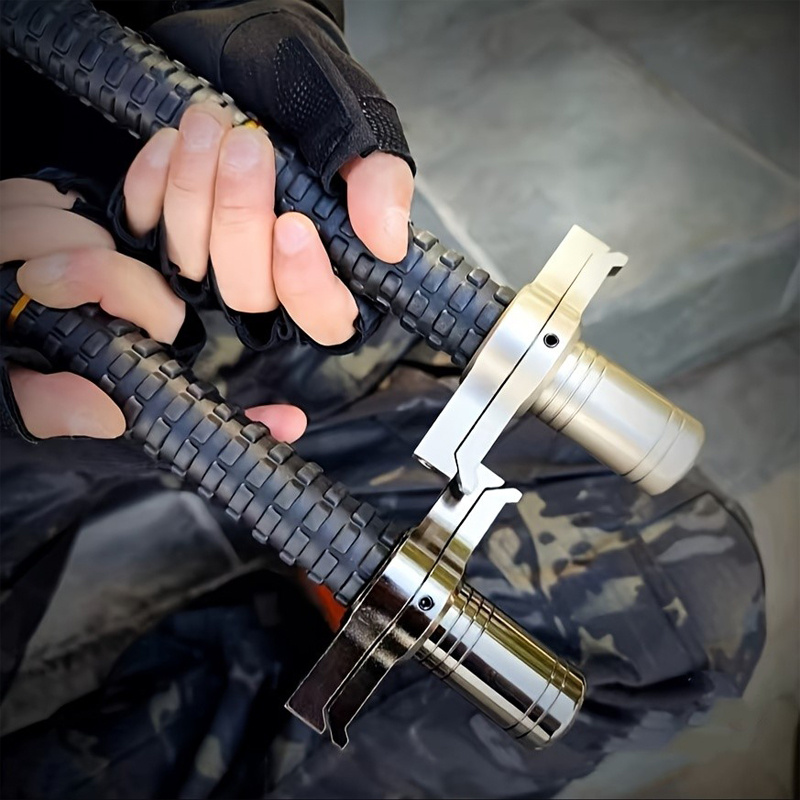 26 Inch Multifunctional Hiking Pole Extendable Portable Impact Resistant Trekking Pole - Image 8