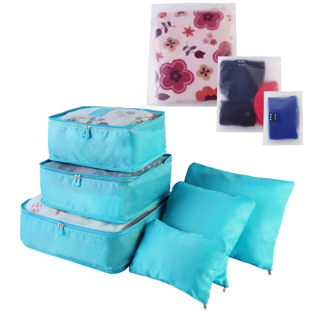 9-Piece Travel Packing Cubes Set – Water-Resistant Luggage Organizer Bags for Clothes & Accessories - Image 9
