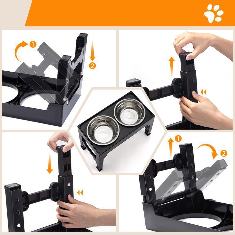 Pet Lifting Feeding Bowl – Neck Protection Anti-Tumble Bowl for Medium & Large Dogs - Image 2