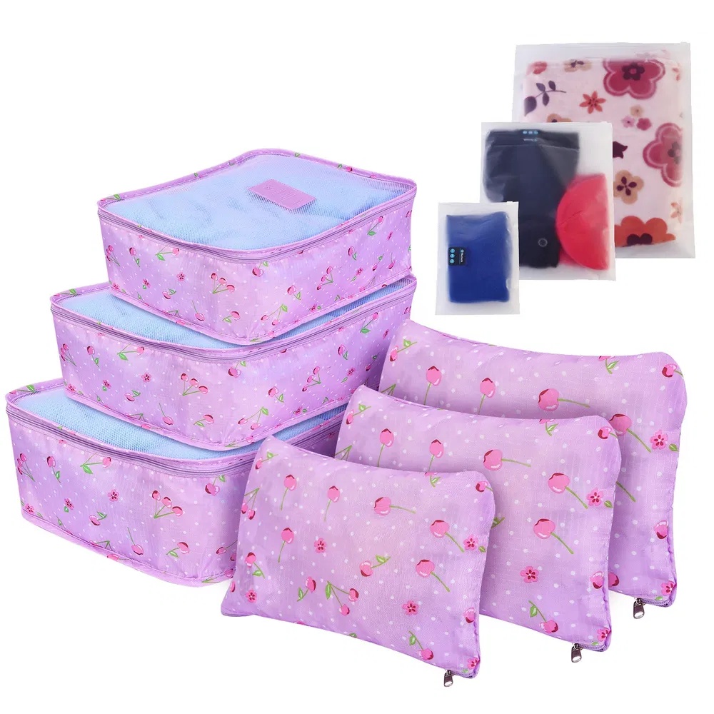 9-Piece Travel Packing Cubes Set – Water-Resistant Luggage Organizer Bags for Clothes & Accessories - Image 6