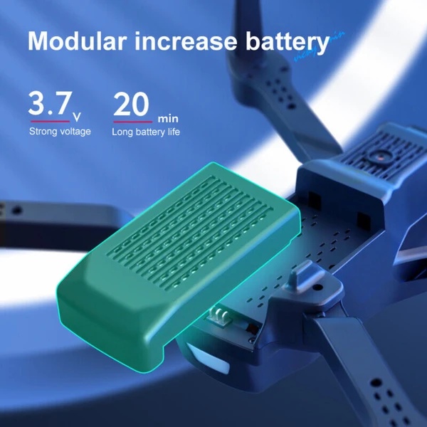 V13 RC Foldable Drone with Dual HD Camera – WiFi FPV, 3 Batteries, Long Flight TimeDrone - Image 3