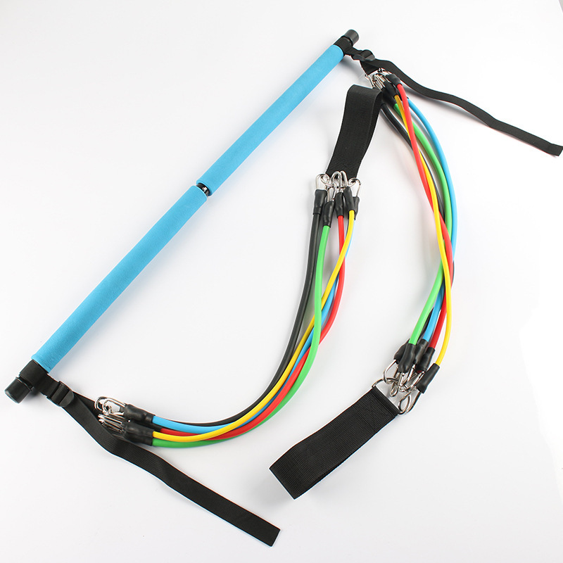 Fitness Yoga Pilates Bar with Resistance Bands - Image 6