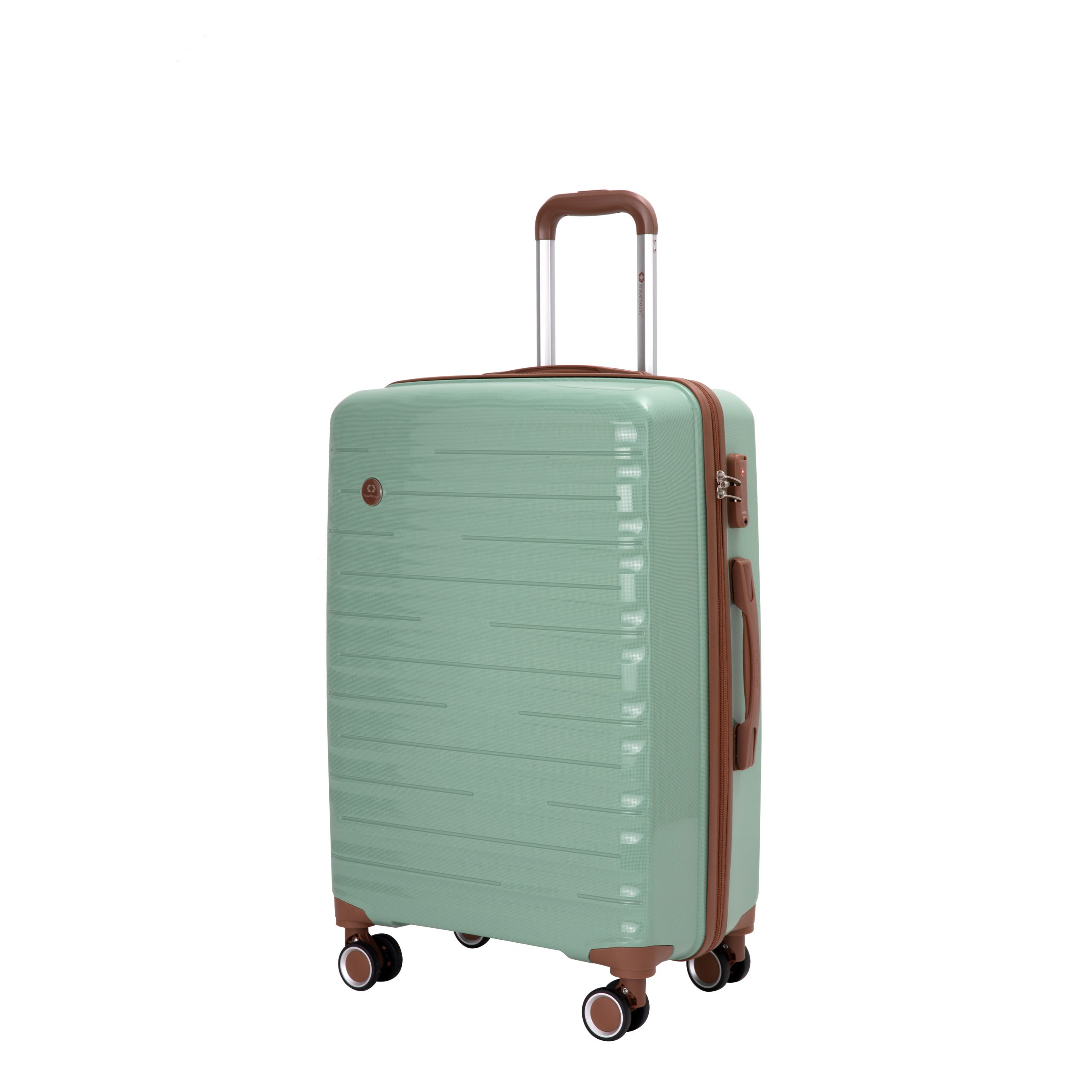 5-Piece PP Hardshell Luggage Set – TSA Lock Suitcase Set with Silent 360° Spinner Wheels - Image 3