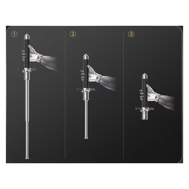 26 Inch Multifunctional Hiking Pole Extendable Portable Impact Resistant Trekking Pole - Image 7