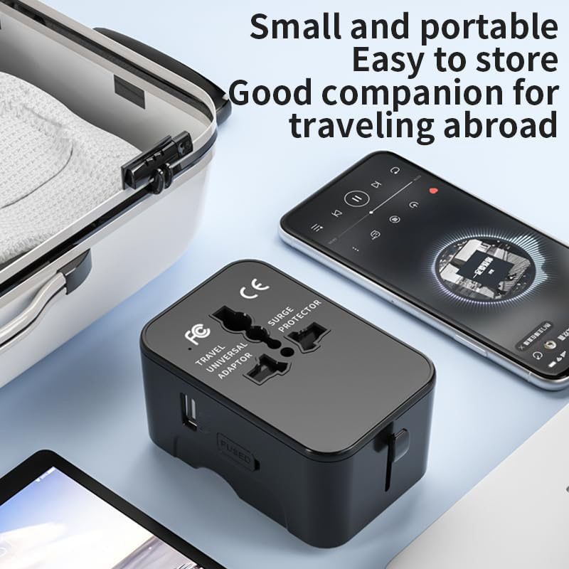 Universal Travel Adapter All-in-One Worldwide Plug - Image 3