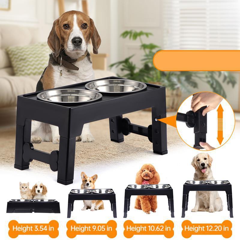 Pet Lifting Feeding Bowl – Neck Protection Anti-Tumble Bowl for Medium & Large Dogs - Image 3