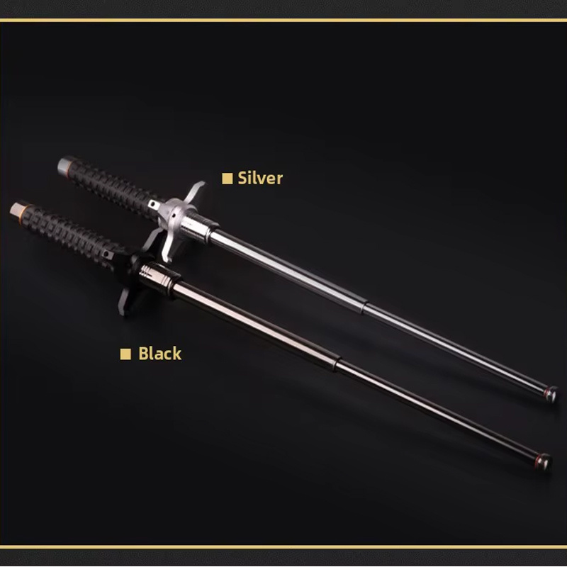 26 Inch Multifunctional Hiking Pole Extendable Portable Impact Resistant Trekking Pole - Image 9